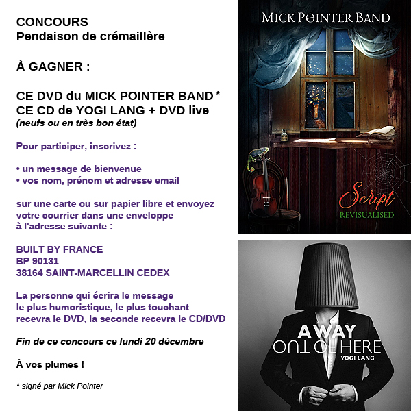 Concours pendaison de cremaillere